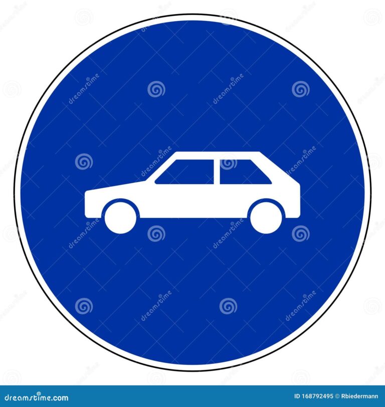 What Does The Blue Boat Sign Mean In A Car