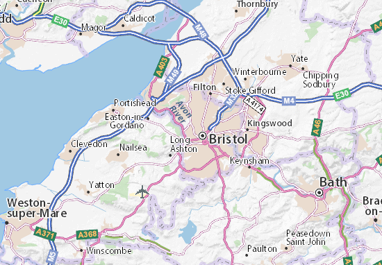 MICHELIN Clifton Map