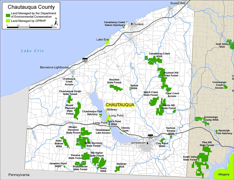 Chautauqua County Map - NYS Dept. of Environmental Conservation