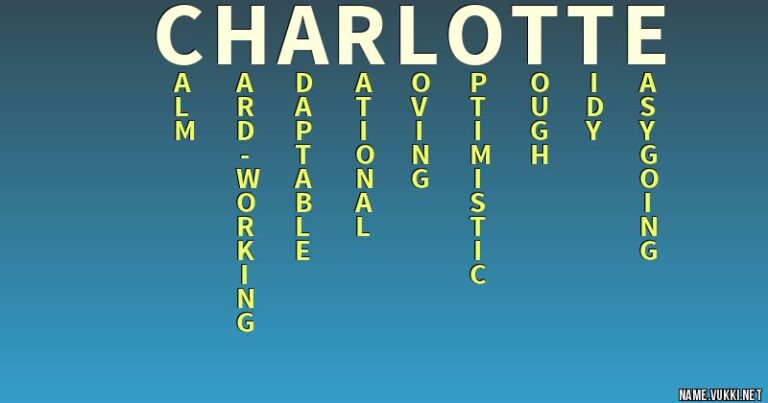 What Does The Name Charlotte Mean In The Bible