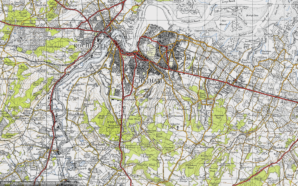 Old Maps of Chatham, Kent - Francis Frith