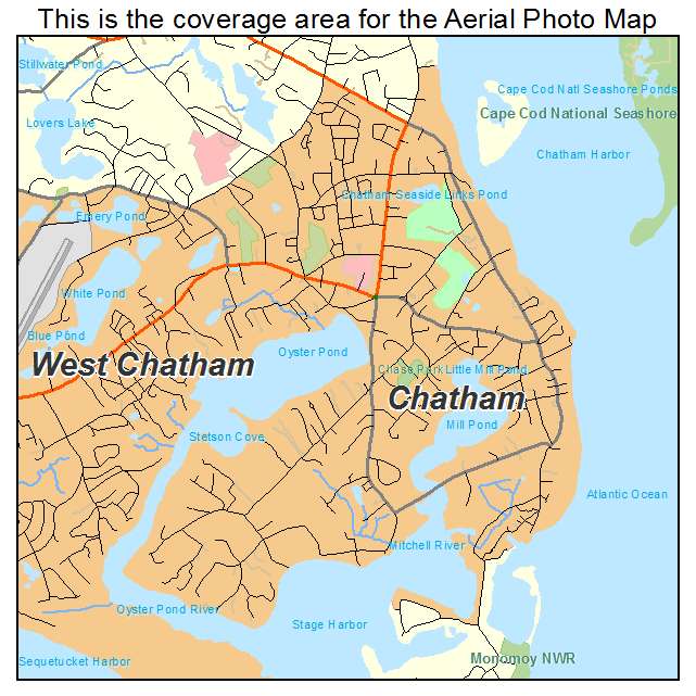 Aerial Photography Map of Chatham, MA