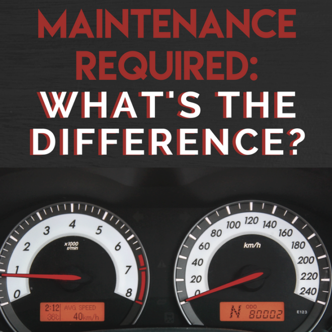 What Does Maintenance Required Mean Toyota