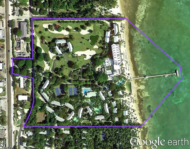 Pitch & Putt Golf Course map at Cheeca Lodge
