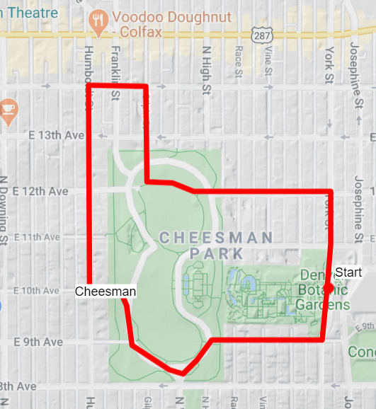 Cheesman Park Denver Map - Darsie Francesca