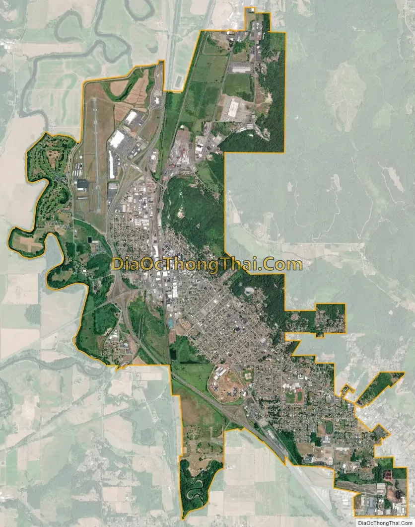 Map of Chehalis city - Thong Thai Real