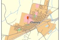 Map Of Cheney