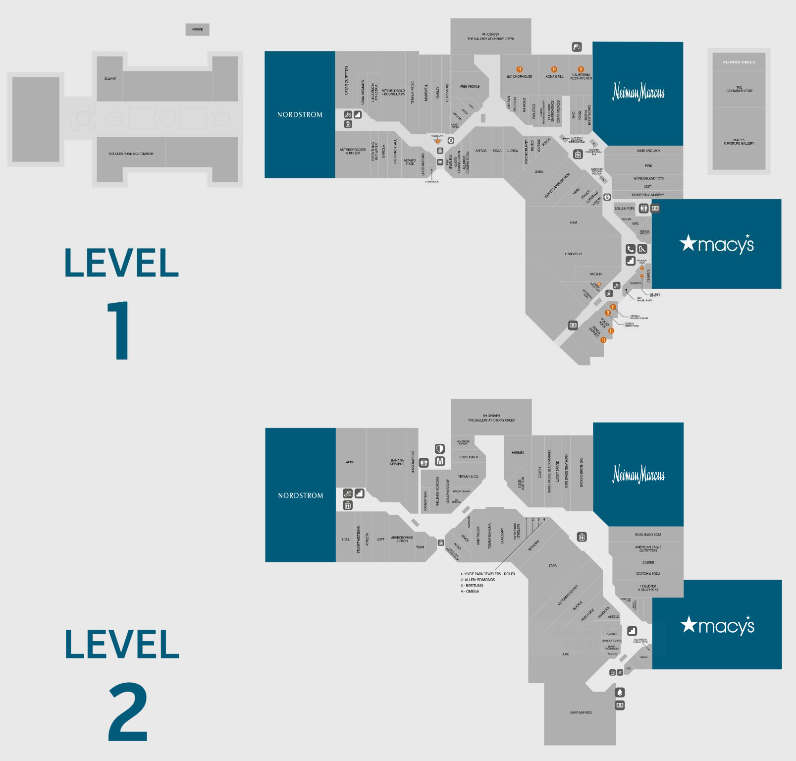 Cherry Creek Shopping Center (149 stores) - shopping in Denver