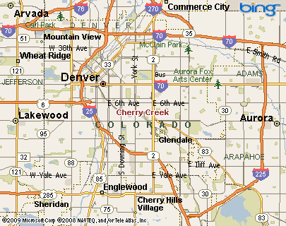 Cherry Creek Neighborhood Map