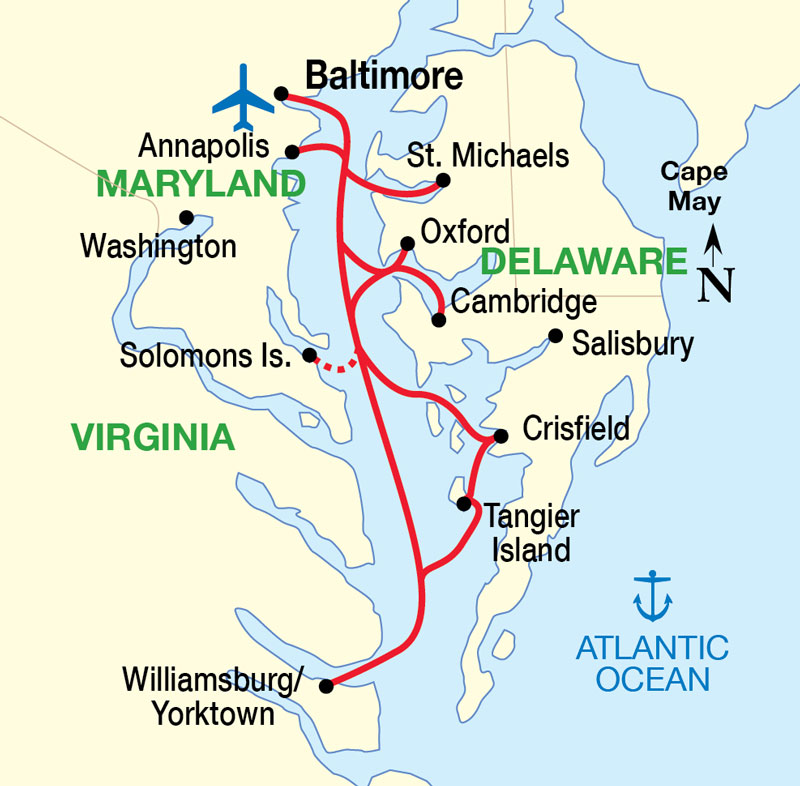 Chesapeake Bay Map
