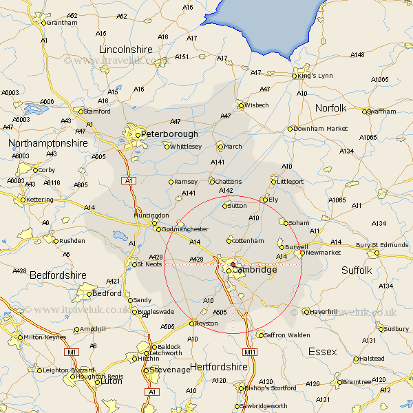 Street Map of Chesterton