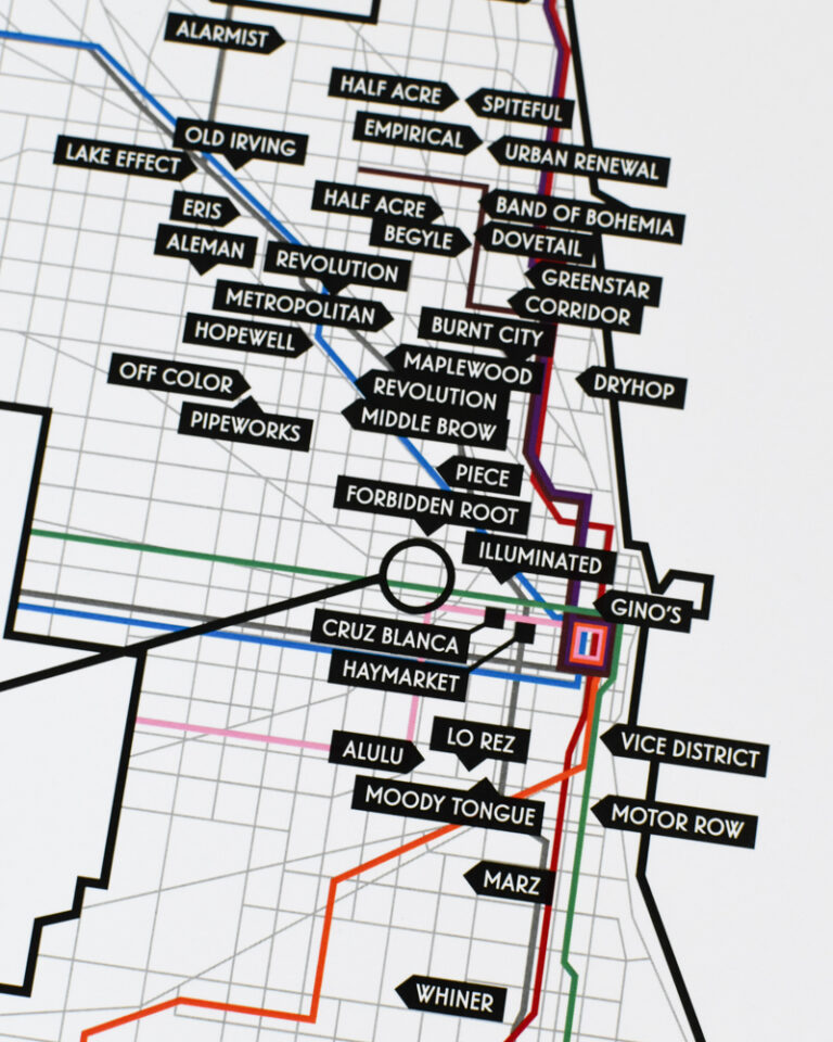Map Of Chicago Breweries