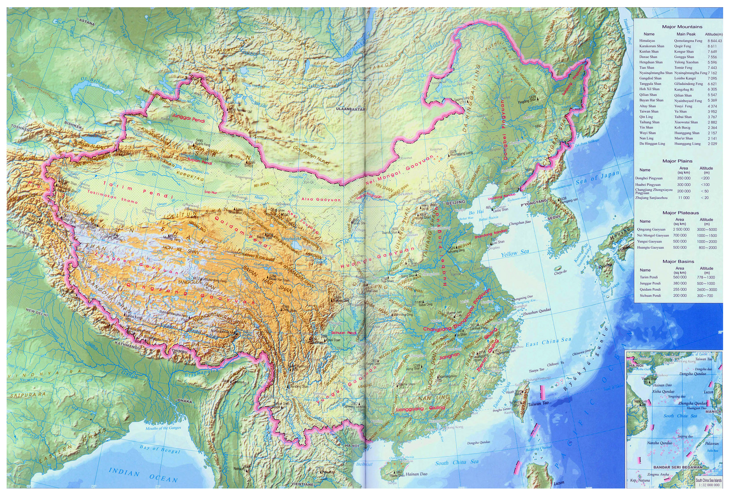China Elevation And Elevation Maps Of Cities Topographic Map Contour