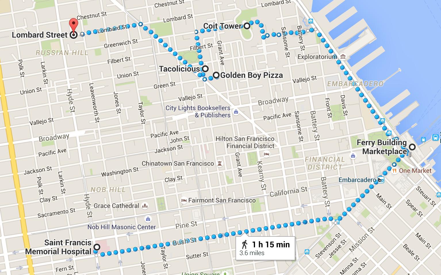 Walking Map of Chinatown