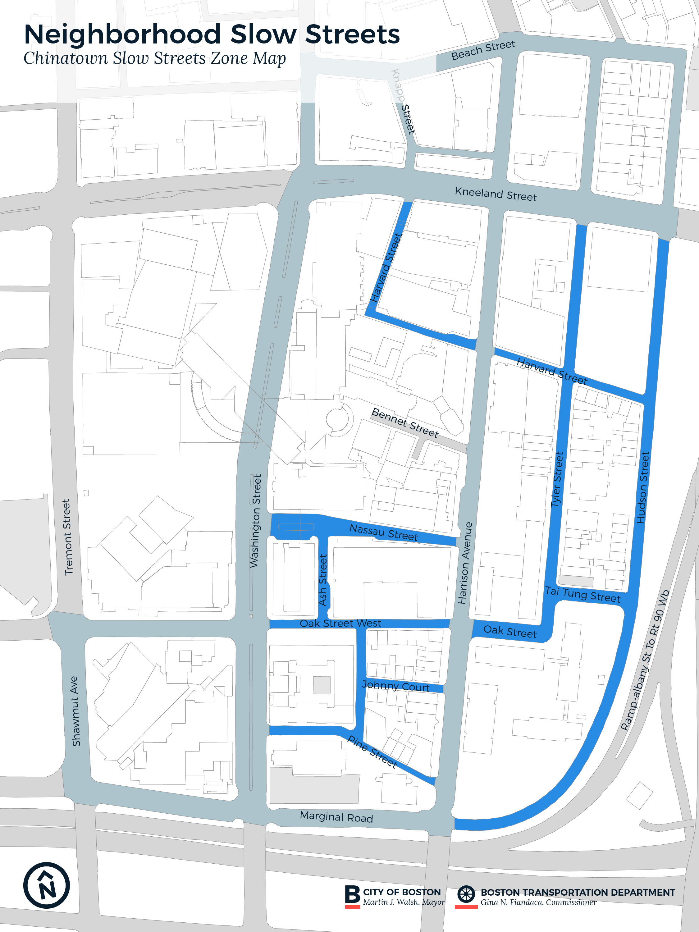 Official Chinatown Map from Boston.gov