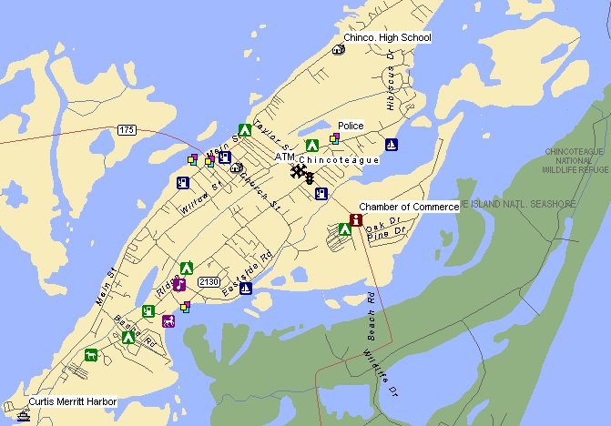 Chincoteague Island Maps - Comprehensive Overview