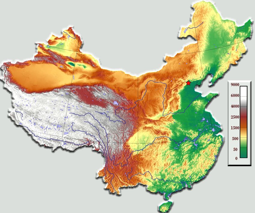 Maps of countries: China