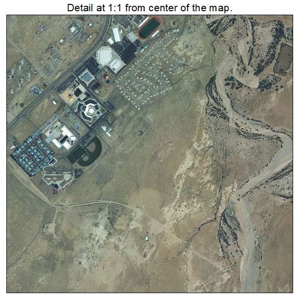 Detailed Aerial Photography Map of Chinle, AZ