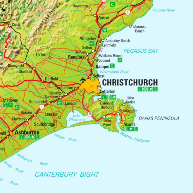 Map Of Christchurch