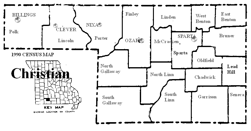 Christian County, Missouri: Maps and Gazetteers