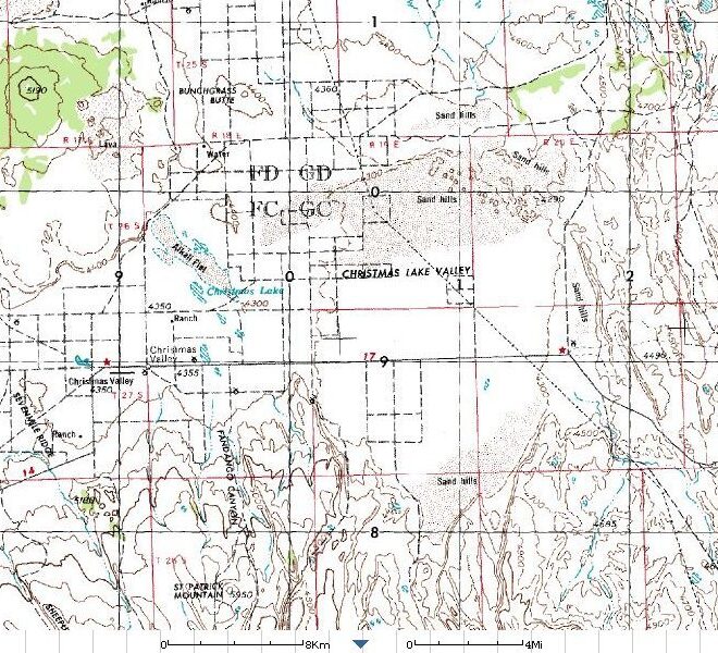 Map Of Christmas Valley Ohio