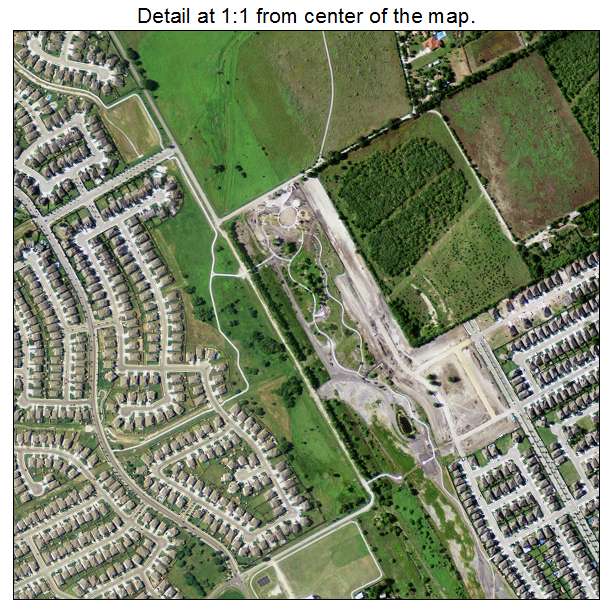 Aerial Photography Map of Cibolo, TX Texas
