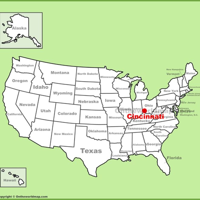 Map Of Cincinnati State