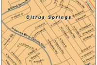 Map Of Citrus Springs Florida