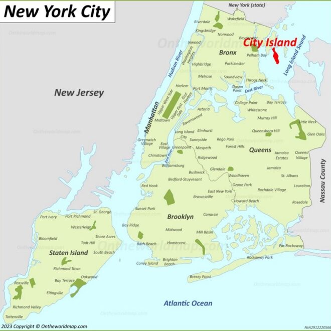 Map Of City Island New York