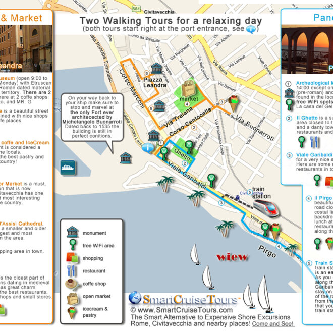 Map Of Civitavecchia Italy