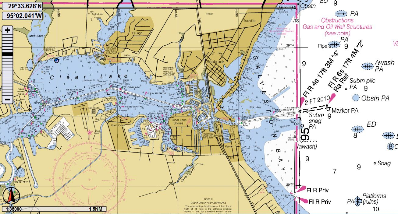 Comprehensive Guide Map of Clear Lake, TX