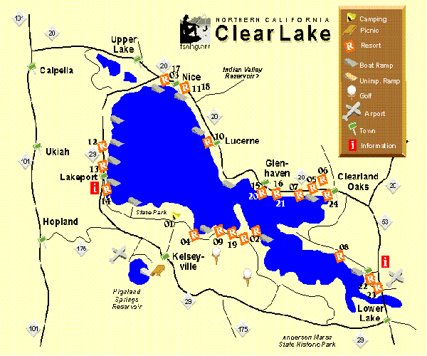 Bass Fishing Clear Lake