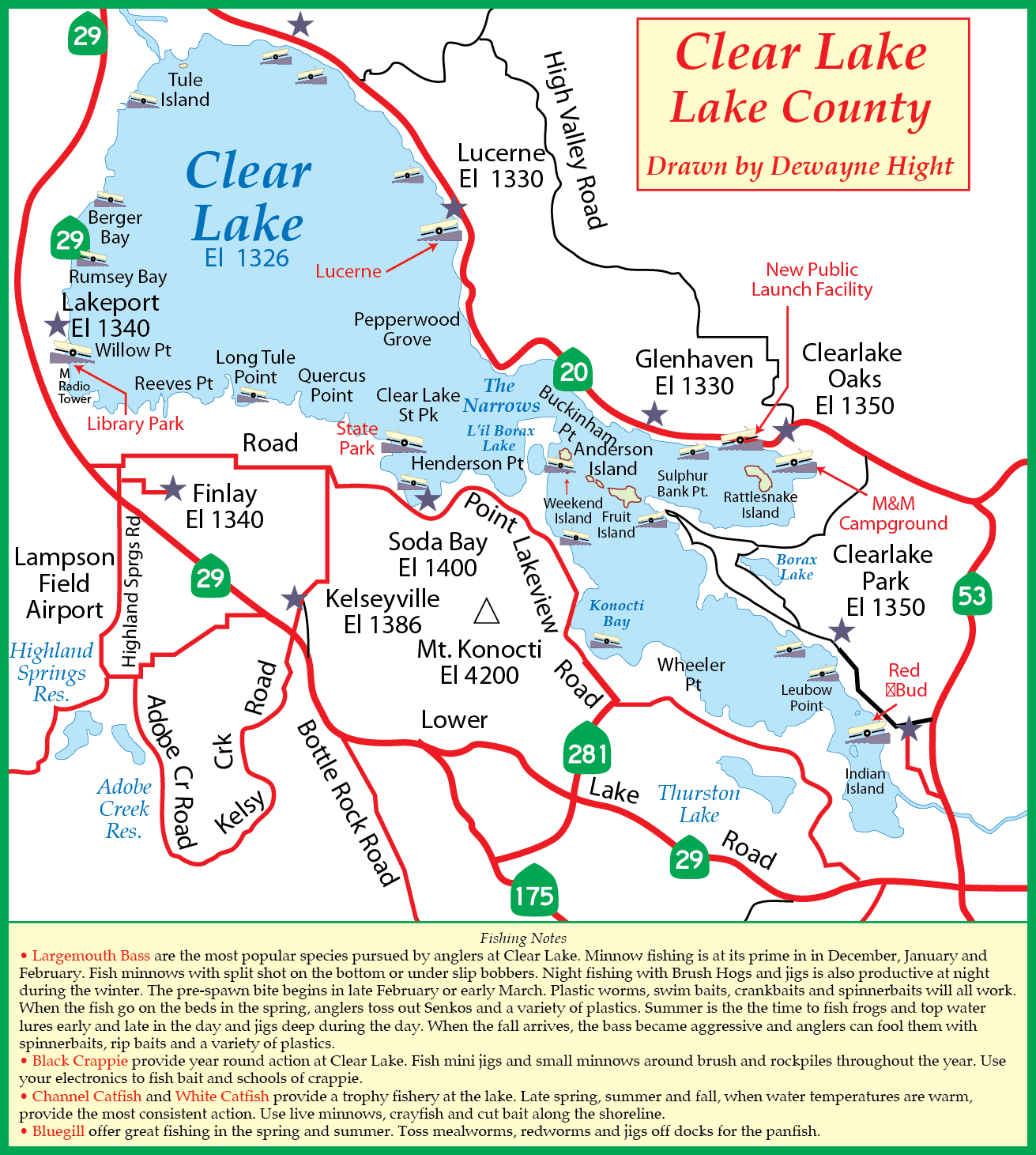 Clear Lake Area Map