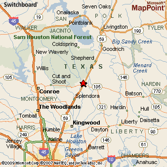 Cleveland, Texas Area Map & More