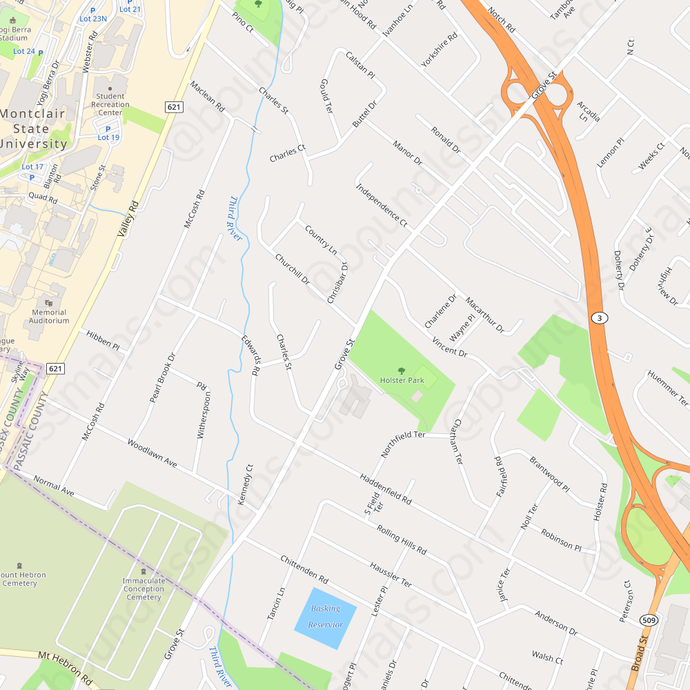 Modern Atlas Vector Map of Clifton