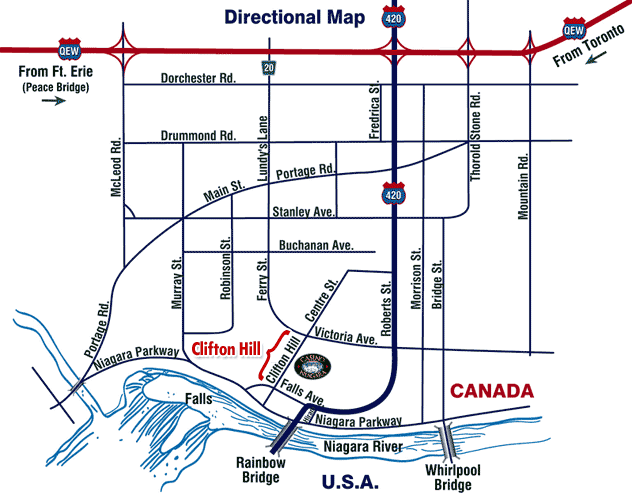 Clifton Hill Street Map