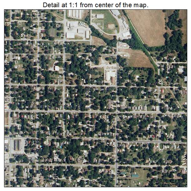 Aerial Photography Map of Clinton, MO