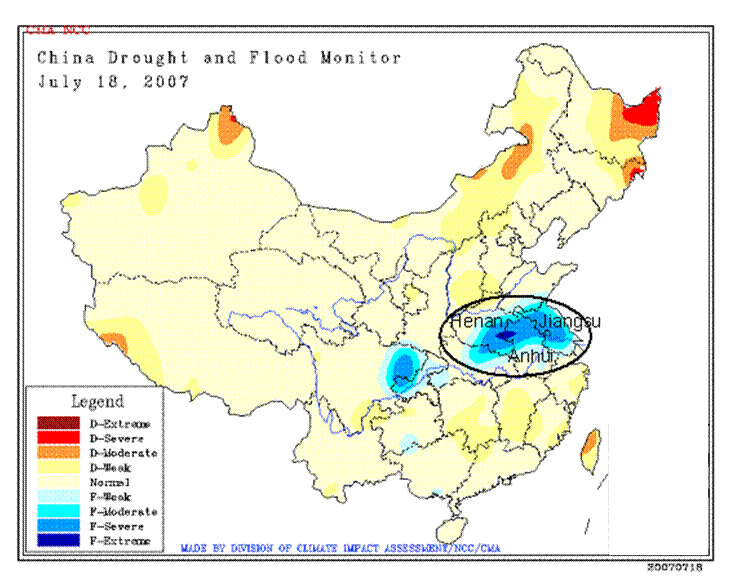 Map Of China Floods