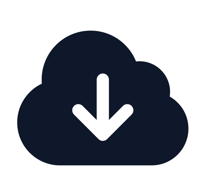 What Does Cloud With Down Arrow Mean