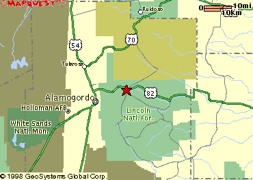 Another Cloudcroft Visitor's Guide Map