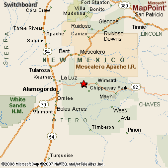 Map Of Cloudcroft New Mexico