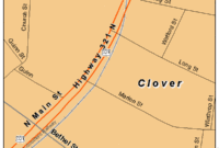 Map Of Clover Sc
