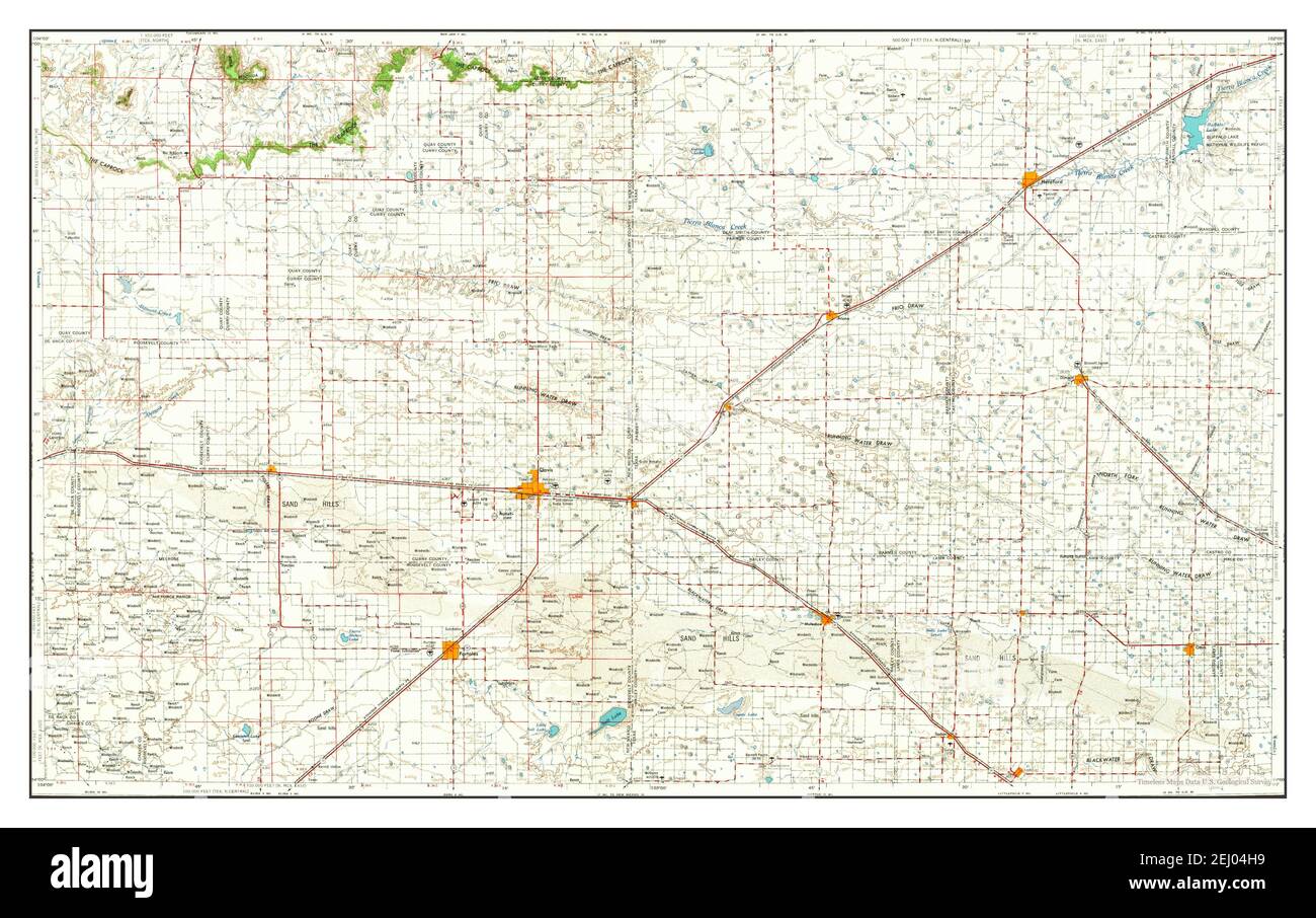 1954 Clovis Map