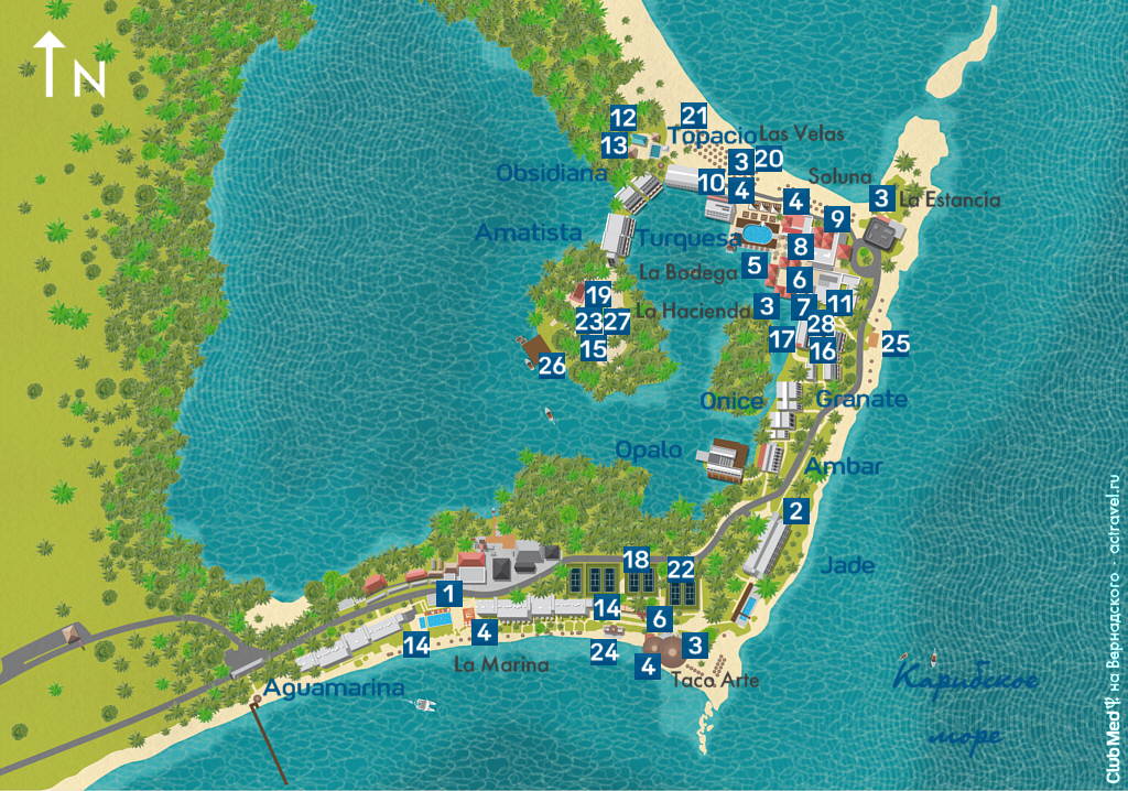 Club Med Cancun Map - www.inf-inet.com