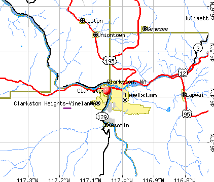 Clarkston, Washington profile: population, maps, real estate