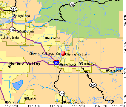 Cherry Valley, California (CA 92399) profile: population, maps, real