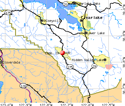 Cobb California Demographic Map