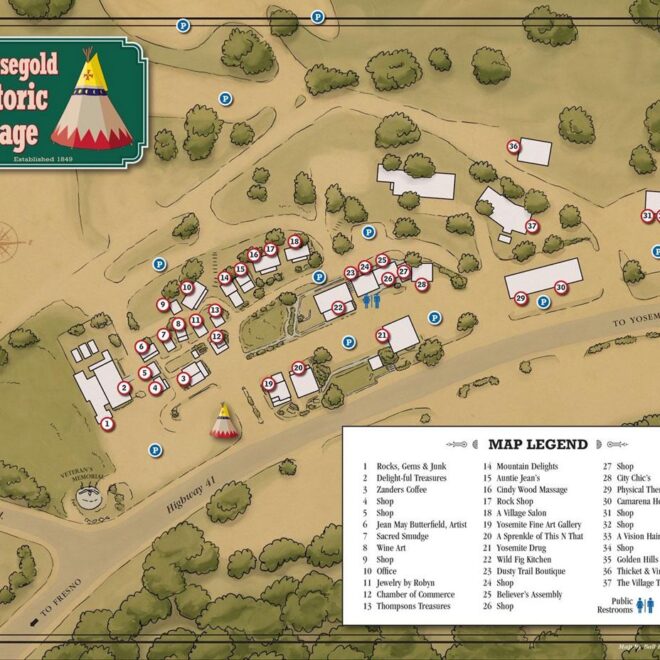 Map Of Coarsegold Ca