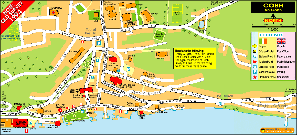 COBH MAP (An Cobh)