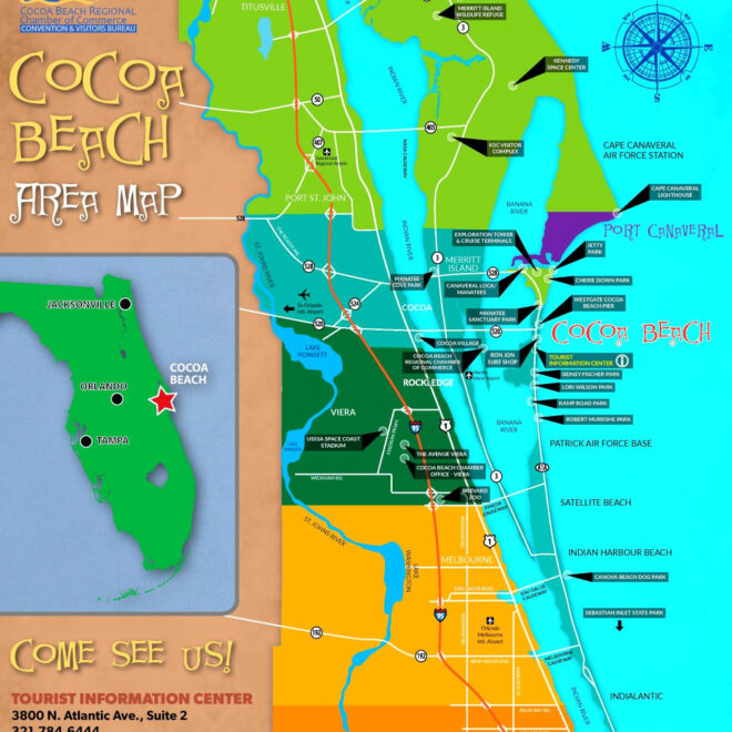 Map Of Coco Beach